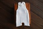 White Seed Stitch Knit Newborn Romper | Newborn Photo Prop