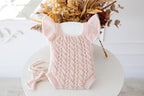 Knitted Romper and Headband, Knitted Newborn Set, Newborn Photography Outfits, Maternity Gift, Knitted Newborn Clothes, Newborn Props