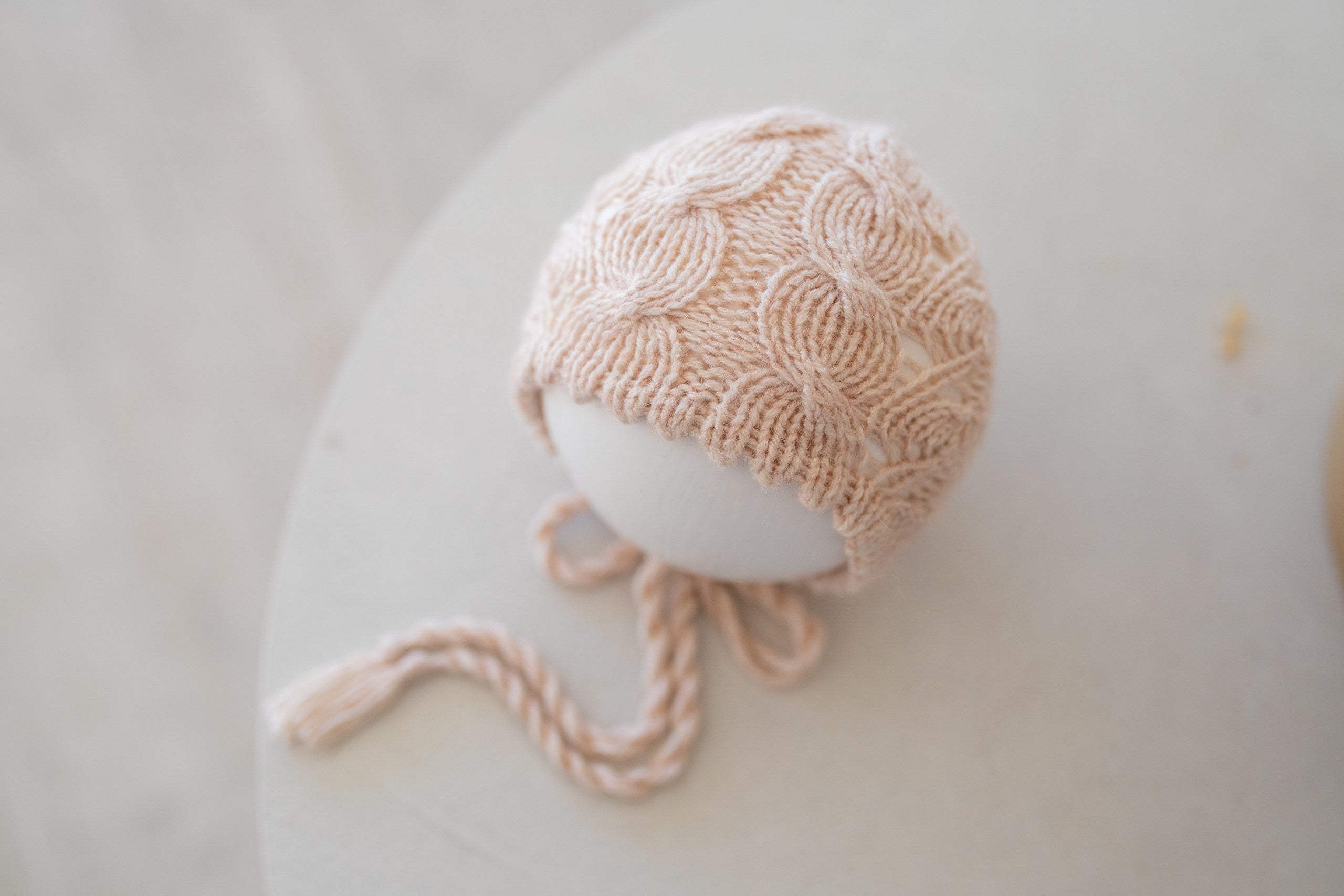 Knitted jumpsuit and bonnet, newborn photo shoot props set, newborn girl photo shoot outfit, maternity gift, newborn props