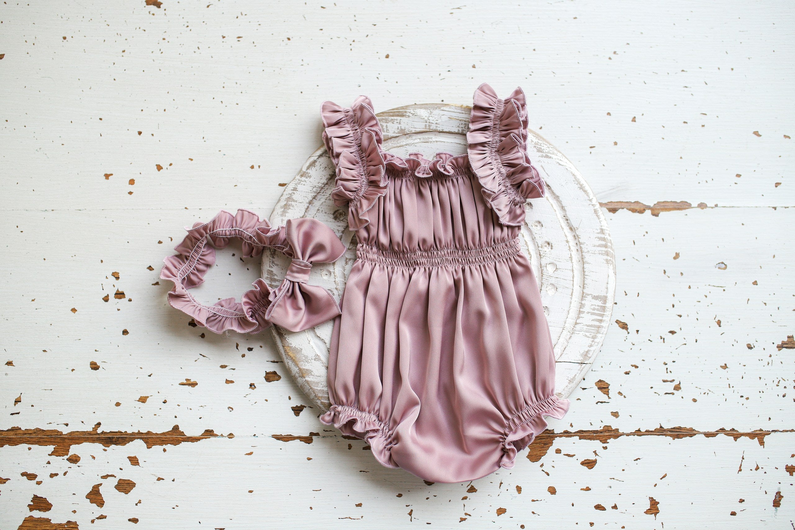 Newborn baby girl silk jumpsuit, newborn baby girl photoshoot outfit, newborn photo shoot clothes, newborn props, baby shower gift, hospital discharge outfit, christening dress.