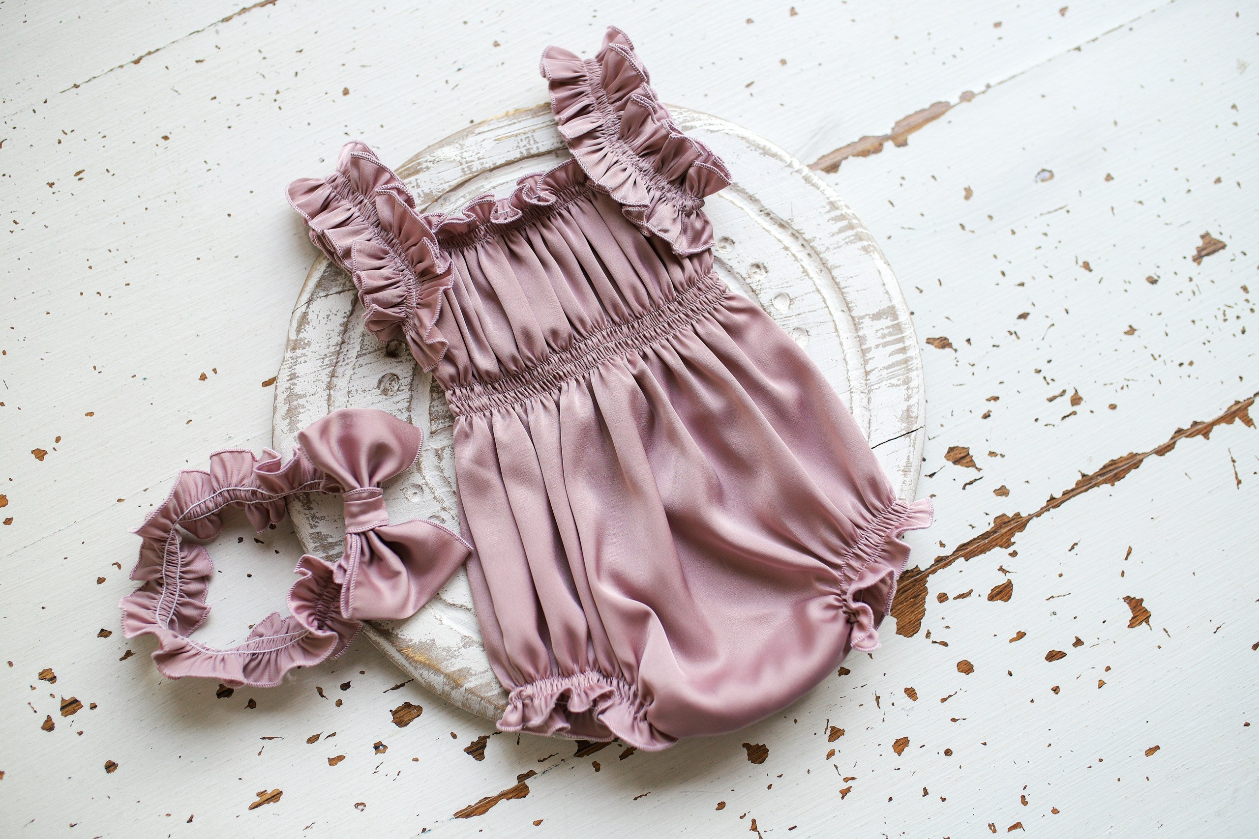 Newborn baby girl silk jumpsuit, newborn baby girl photoshoot outfit, newborn photo shoot clothes, newborn props, baby shower gift, hospital discharge outfit, christening dress.