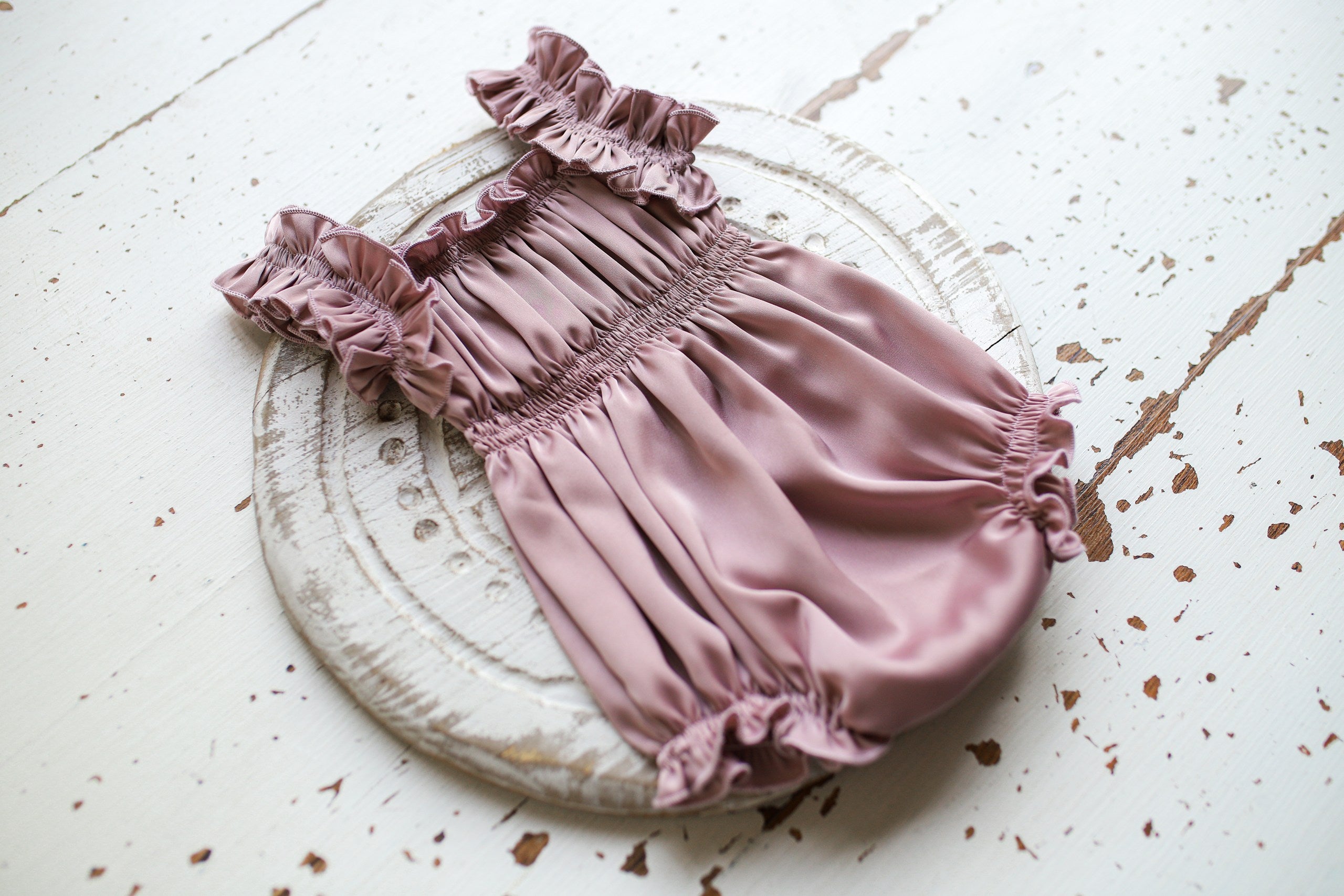 Newborn baby girl silk jumpsuit, newborn baby girl photoshoot outfit, newborn photo shoot clothes, newborn props, baby shower gift, hospital discharge outfit, christening dress.