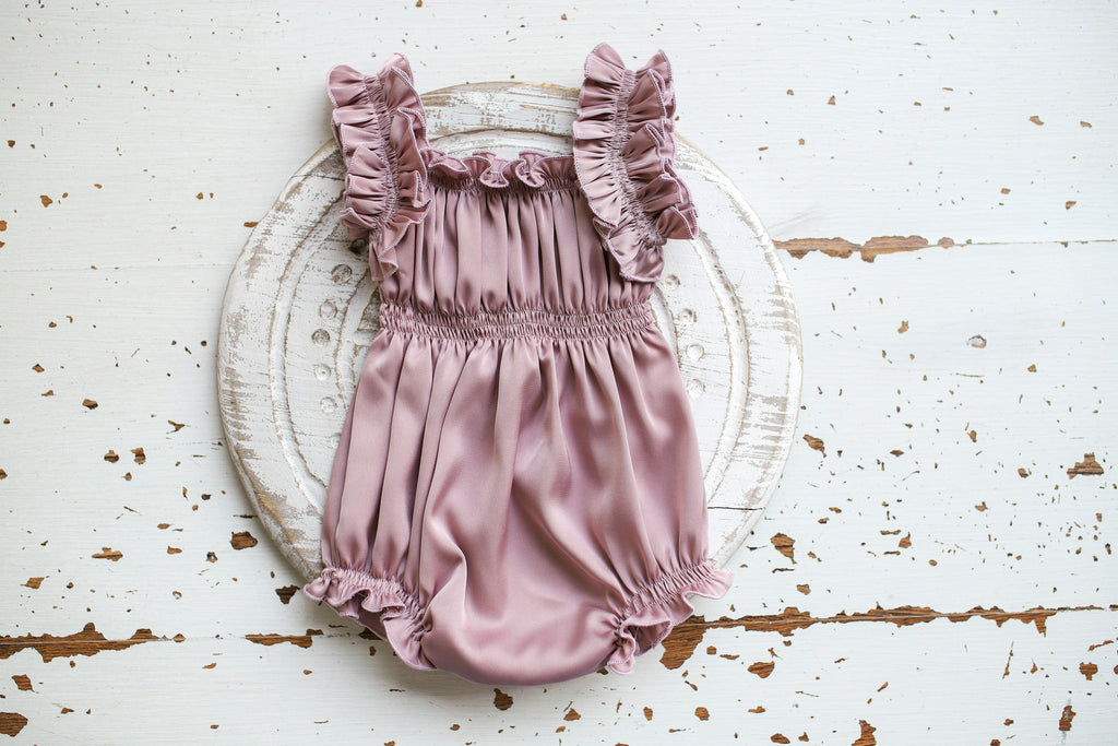 Newborn baby girl silk jumpsuit, newborn baby girl photoshoot outfit, newborn photo shoot clothes, newborn props, baby shower gift, hospital discharge outfit, christening dress.