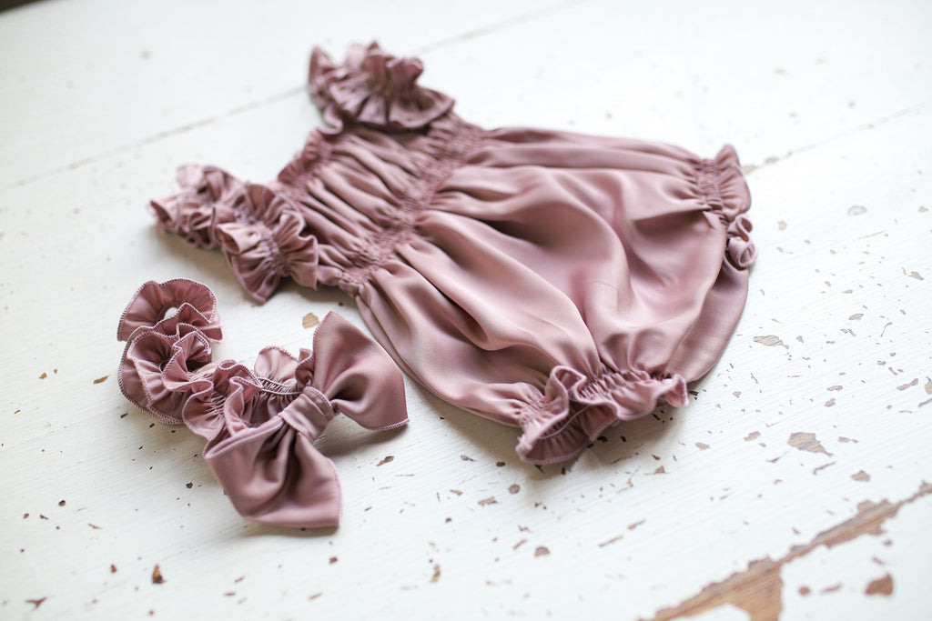 Newborn baby girl silk jumpsuit, newborn baby girl photoshoot outfit, newborn photo shoot clothes, newborn props, baby shower gift, hospital discharge outfit, christening dress.
