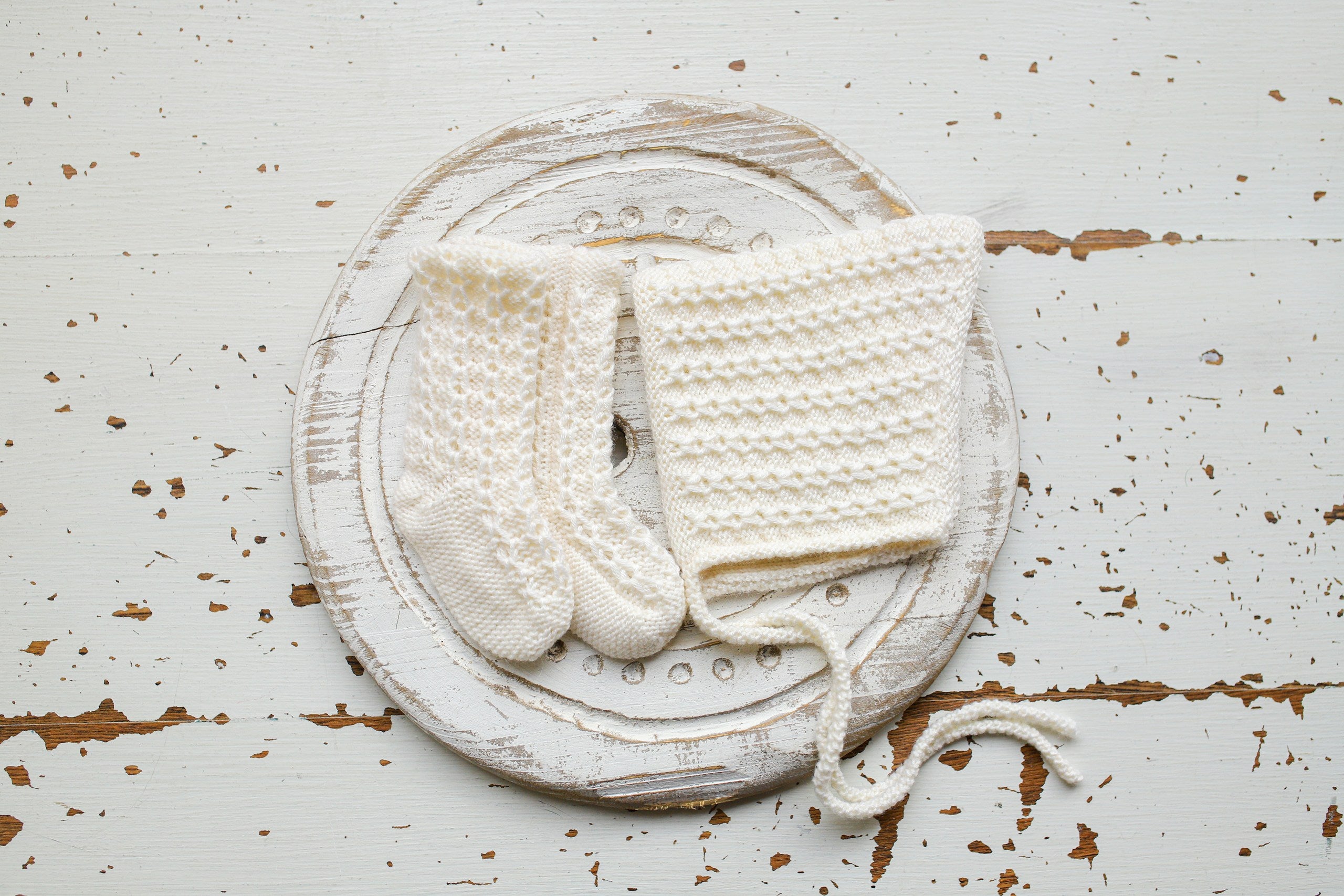 Merino Wool Knitted Newborn Baby Set, Knitted Romper with Bonnet and Socks for Newborn, Newborn Photo Shoot Props, Coming Home Outfit, Baby Shower Gift, Newborn Photo Shoot