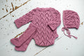 Knitted newborn set, knitted newborn jumpsuit, newborn hat, newborn clothing set, newborn cap, newborn photo shoot, maternity gift, knitted accessories for newborn photo shoot