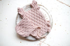Knitted newborn set, knitted newborn jumpsuit, newborn hat, newborn clothing set, newborn cap, newborn photo shoot, maternity gift, knitted accessories for newborn photo shoot