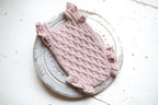 Knitted newborn set, knitted newborn jumpsuit, newborn hat, newborn clothing set, newborn cap, newborn photo shoot, maternity gift, knitted accessories for newborn photo shoot