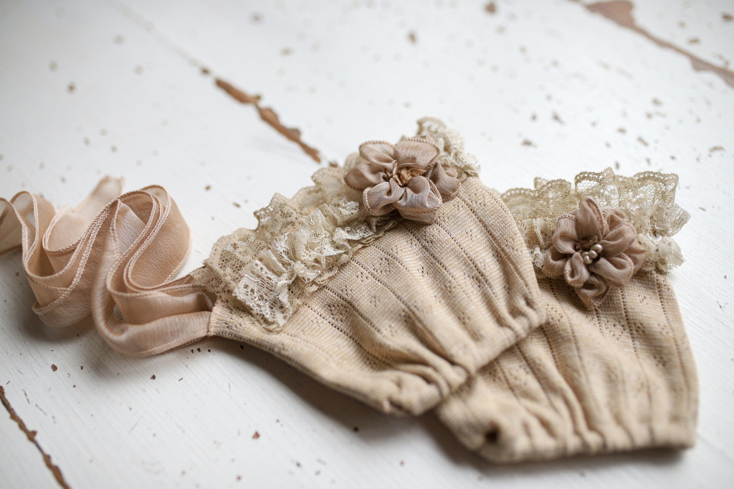 Vintage newborn bonnet, lace newborn bonnet, lace newborn sleep cap, newborn hat, newborn outfit, newborn cap, newborn photography, baby girl bonnet