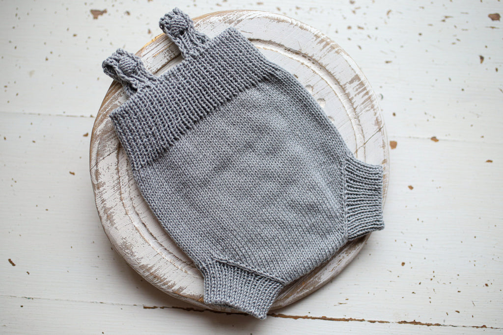 Knitted jumpsuit and headband, newborn photo shoot prop set, newborn girl photo shoot clothes, maternity gift
