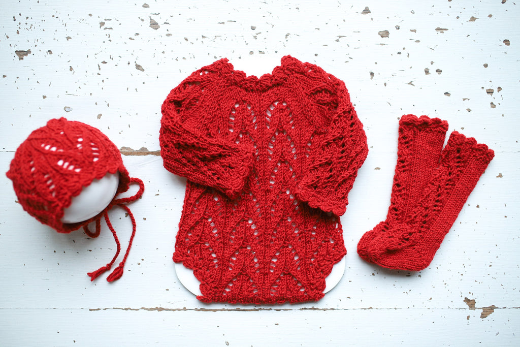 Knitted newborn set, knitted newborn jumpsuit, newborn hat, newborn clothing set, newborn cap, newborn photo shoot, maternity gift, knitted accessories for newborn photo shoot