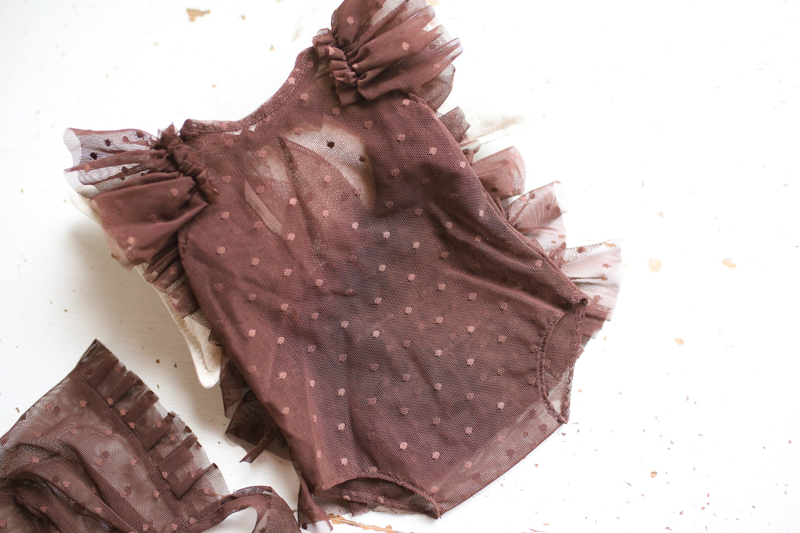 A lace jumpsuit and bonnet set for a newborn girl: perfect for a photo shoot, a hospital discharge outfit, a christening gown, a newborn photo shoot prop, or a baby shower gift.