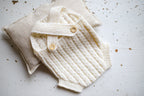 Neutral newborn photo shoot romper, cotton knit baby outfit, newborn photo shoot props, gender neutral baby photo shoot outfit, baby shower gift.