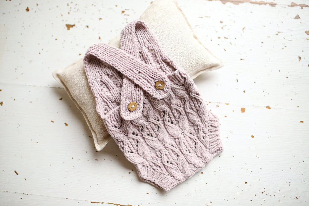 Knitted jumpsuit and bonnet, newborn photo shoot props set, newborn girl photo shoot outfit, newborn props, baby shower gift
