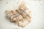 Newborn Baby Girl Velvet Romper, Lace Romper and Headband, Newborn Photo Shoot Outfit, Baby Girl Gift, Newborn Photo Shoot Props.