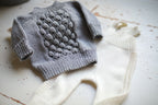 Handmade Knitted Newborn Baby Set Suspender Pants and Sweater Cotton Baby Outfit Newborn Photo Shoot Props Newborn Photography Set Baby Shower Gift