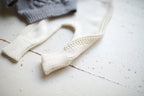 Handmade Knitted Newborn Baby Set Suspender Pants and Sweater Cotton Baby Outfit Newborn Photo Shoot Props Newborn Photography Set Baby Shower Gift