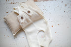 Handmade Knitted Newborn Baby Set Suspender Pants and Sweater Cotton Baby Outfit Newborn Photo Shoot Props Newborn Photography Set Baby Shower Gift