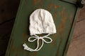 Knitted jumpsuit and bonnet, newborn photo shoot props set, newborn girl photo shoot outfit, maternity gift, newborn props