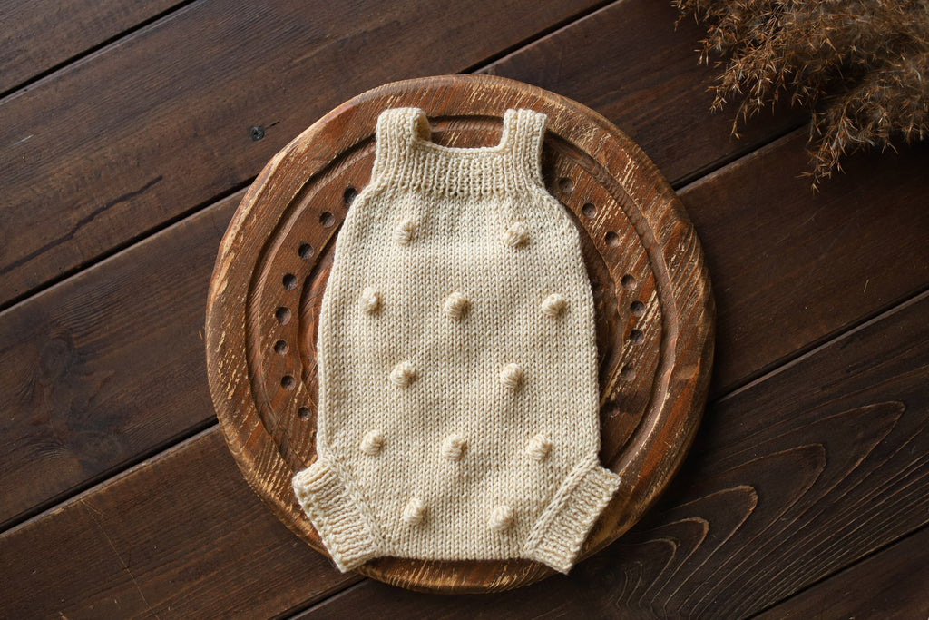 Knitted Newborn Baby Girl Romper, Newborn Photo Outfit, Maternity Gift, Knitted Newborn Outfit, Newborn Props, Homecoming Outfit, Baby Shower Gift