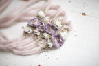 Newborn baby girl lace headband, dainty baby headband, newborn flower accessory, newborn photo shoot props, delicate flower headband