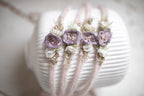 Newborn baby girl lace headband, dainty baby headband, newborn flower accessory, newborn photo shoot props, delicate flower headband