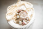 Newborn Baby Girl Lace Headband, Soft Tie Headband for Baby Photo Shoot, Newborn Flower Accessory, Newborn Photo Props, Delicate Floral Headband