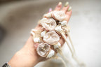 Newborn Baby Girl Lace Headband, Soft Tie Headband for Baby Photo Shoot, Newborn Flower Accessory, Newborn Photo Props, Delicate Floral Headband