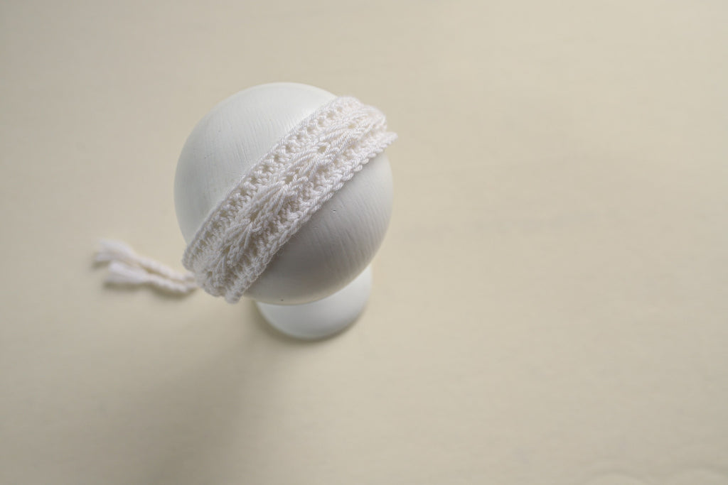 Knitted jumpsuit and headband, newborn photo shoot prop set, newborn girl photo shoot clothes, maternity gift.