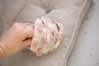 Newborn Baby Props: Bow Headband, Soft Lace Tie, Newborn Photo Props, Delicate Floral Headband, Baby Shower Favor, Newborn Props