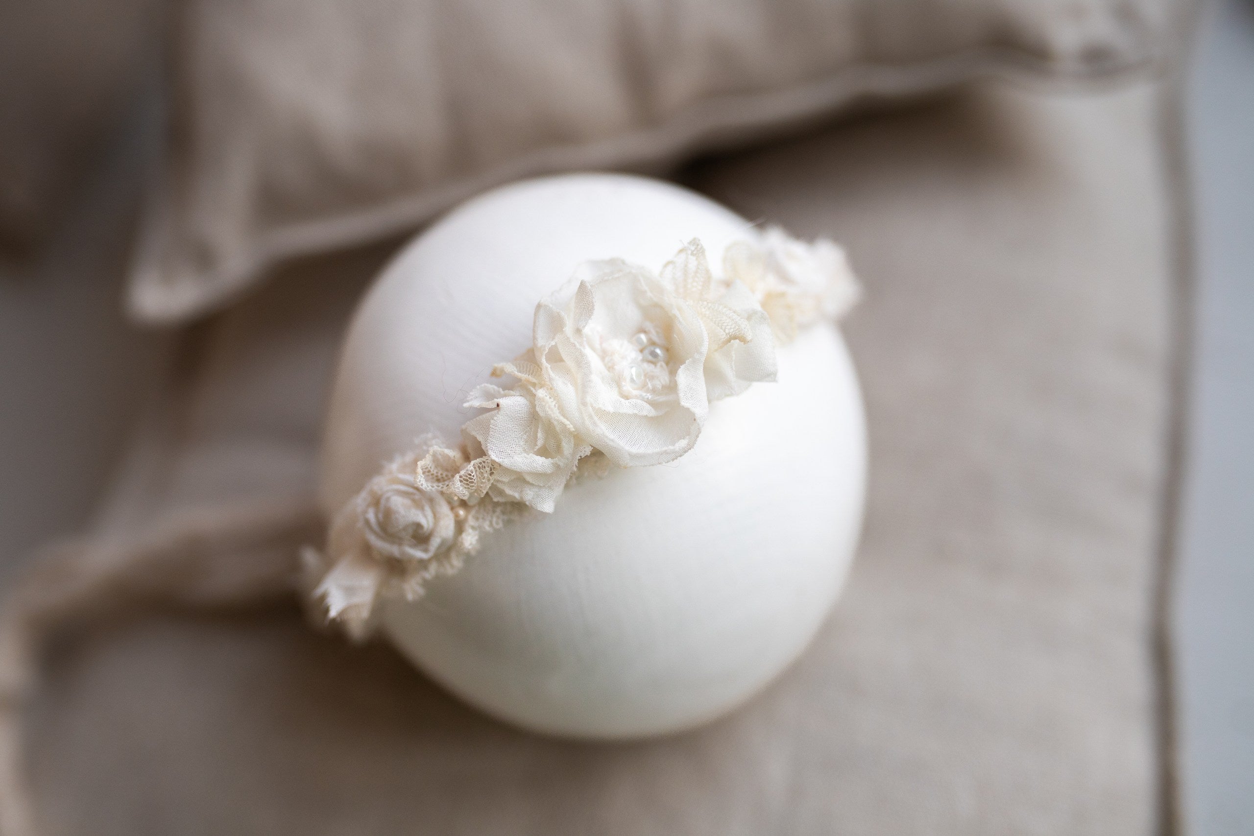 Newborn Baby Props: Bow Headband, Soft Lace Tie, Newborn Photo Props, Delicate Floral Headband, Baby Shower Favor, Newborn Props.