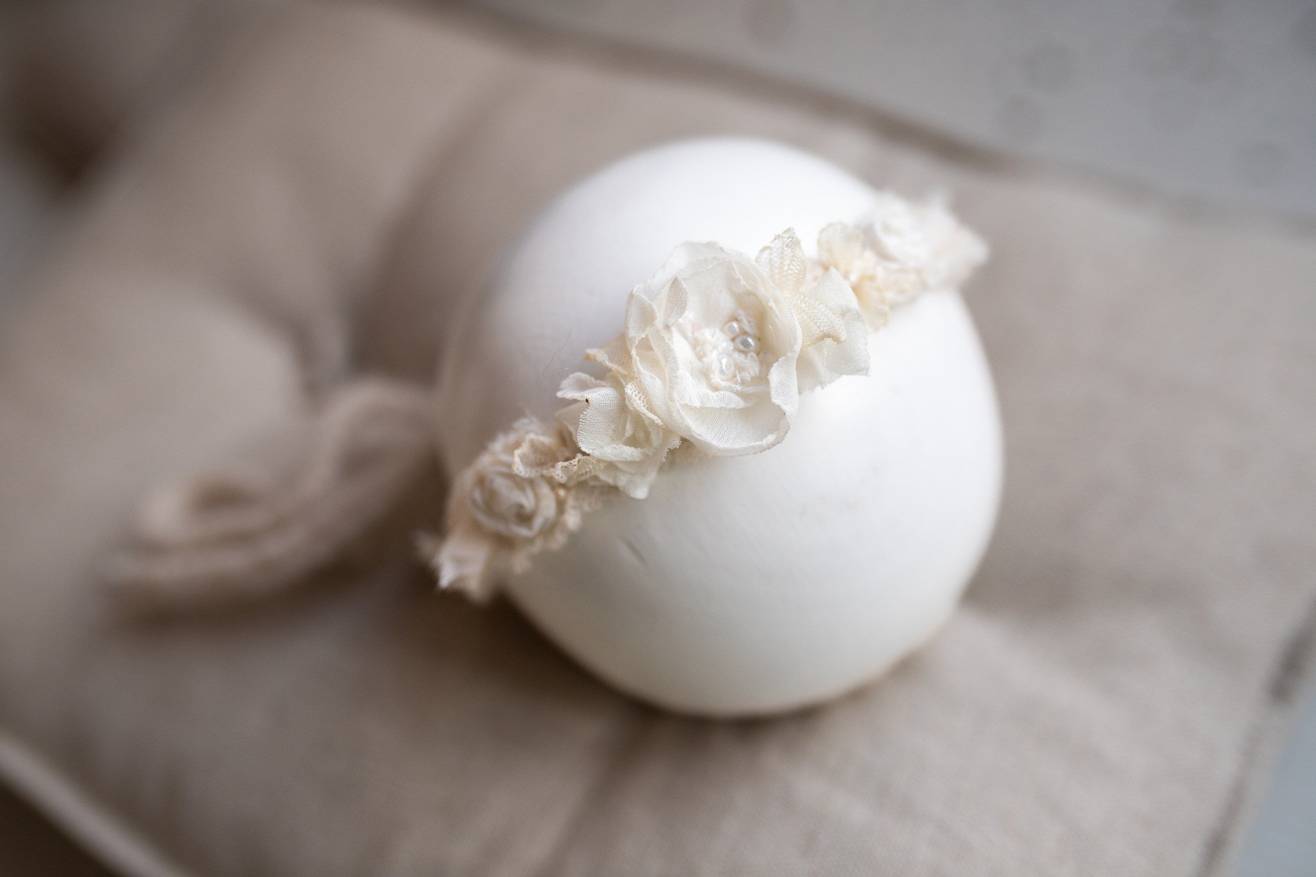 Newborn Baby Props: Bow Headband, Soft Lace Tie, Newborn Photo Props, Delicate Floral Headband, Baby Shower Favor, Newborn Props.