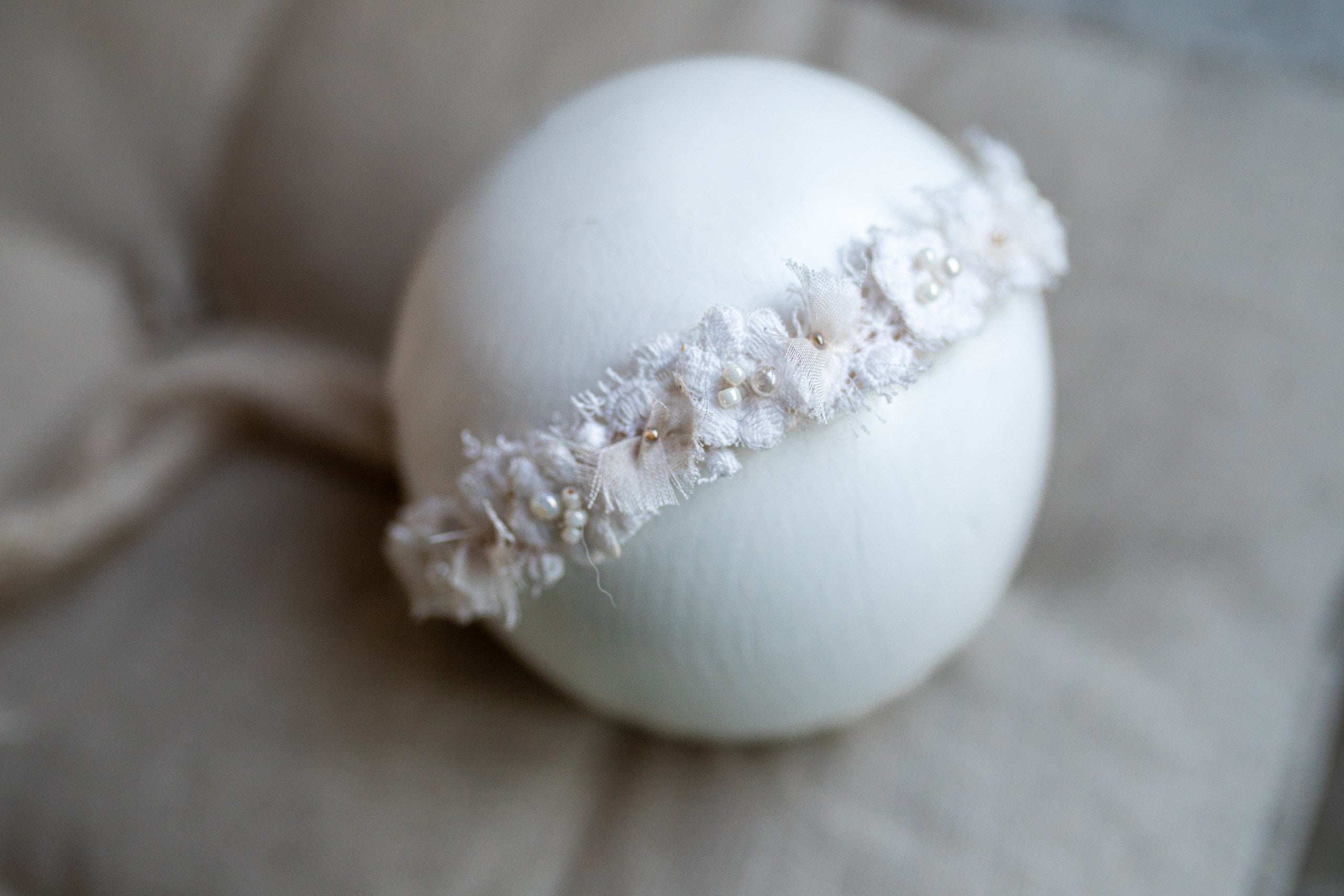 Newborn Baby Props: Bow Headband, Soft Lace Tie, Newborn Photo Props, Delicate Floral Headband, Baby Shower Favor, Newborn Props.