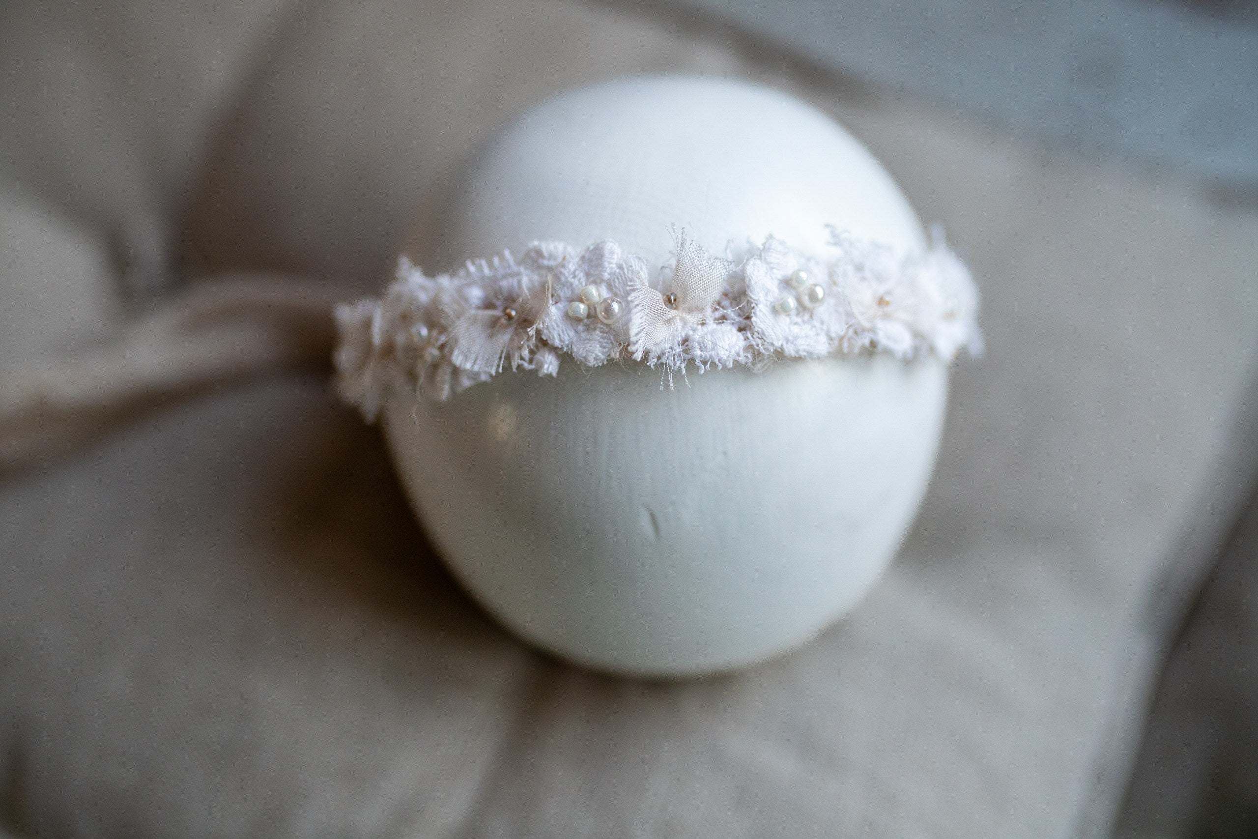 Newborn Baby Props: Bow Headband, Soft Lace Tie, Newborn Photo Props, Delicate Floral Headband, Baby Shower Favor, Newborn Props.