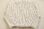 Knitted set for girls, knitted jumpsuit and bonnet, outfit for a photo shoot, knitted set for girls, knitted hat with a braid, hat for a newborn with a braid