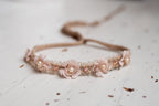 Newborn Photo Shoot Headband, Neutral Lace Headband, Baby Girl Photo Shoot Props, Soft Newborn Headband, Newborn Photo Shoot Accessory