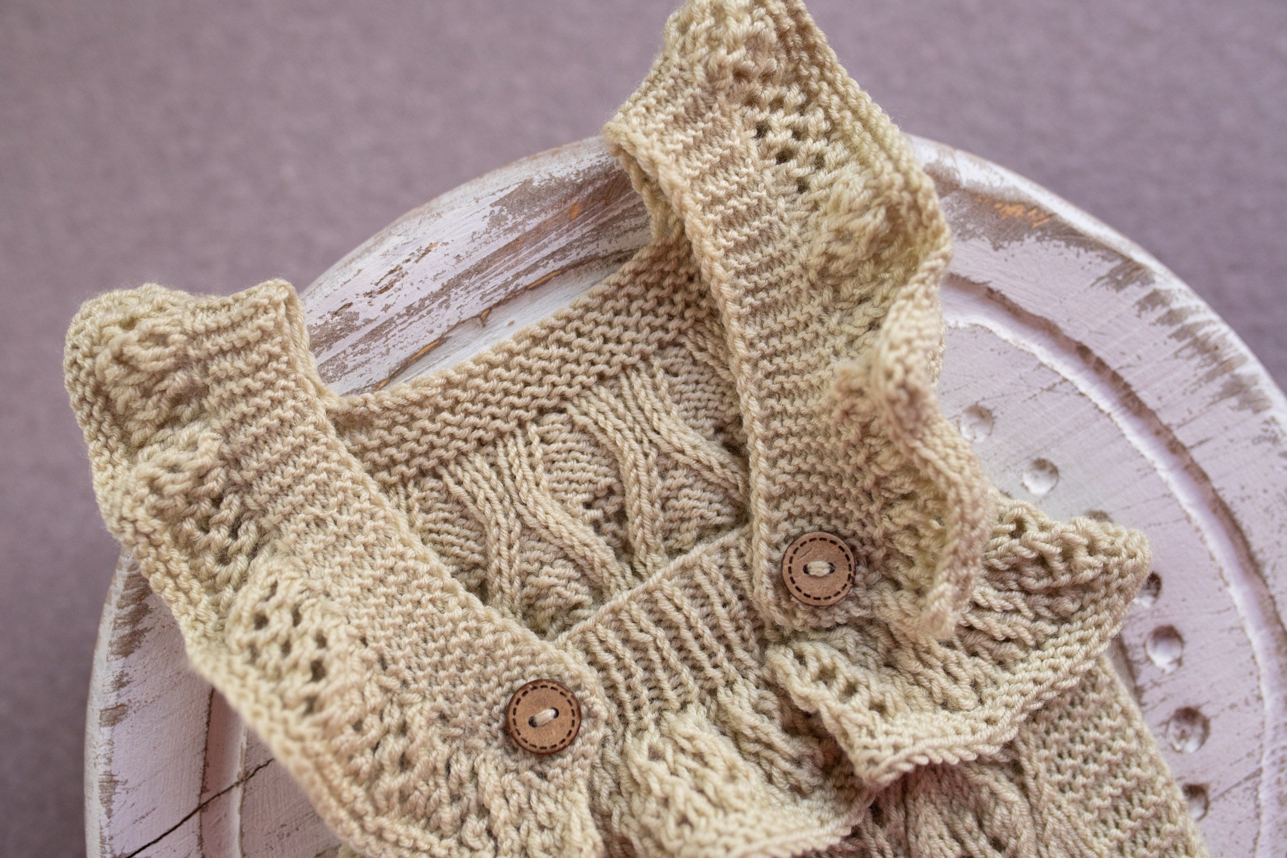 Knitted jumpsuit and bonnet, newborn photo shoot props set, newborn girl photo shoot outfit, maternity gift, newborn props