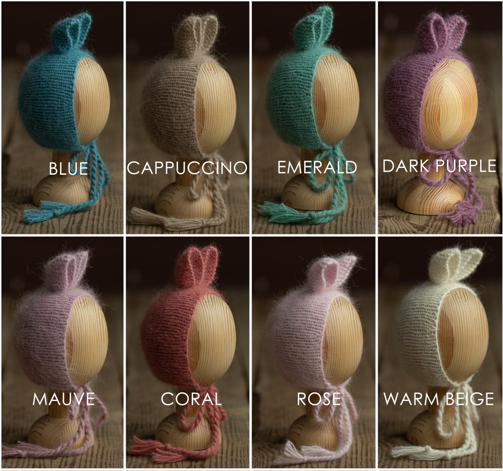 Newborn Knit Bunny Outfit with Toy, Newborn Bunny Hat, Newborn Photography Props Set,Newborn Bunny Outfit,Newborn Photo Props,Knitted Outfit