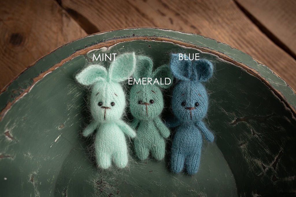 Newborn Knit Bunny Outfit with Toy, Newborn Bunny Hat, Newborn Photography Props Set,Newborn Bunny Outfit,Newborn Photo Props,Knitted Outfit