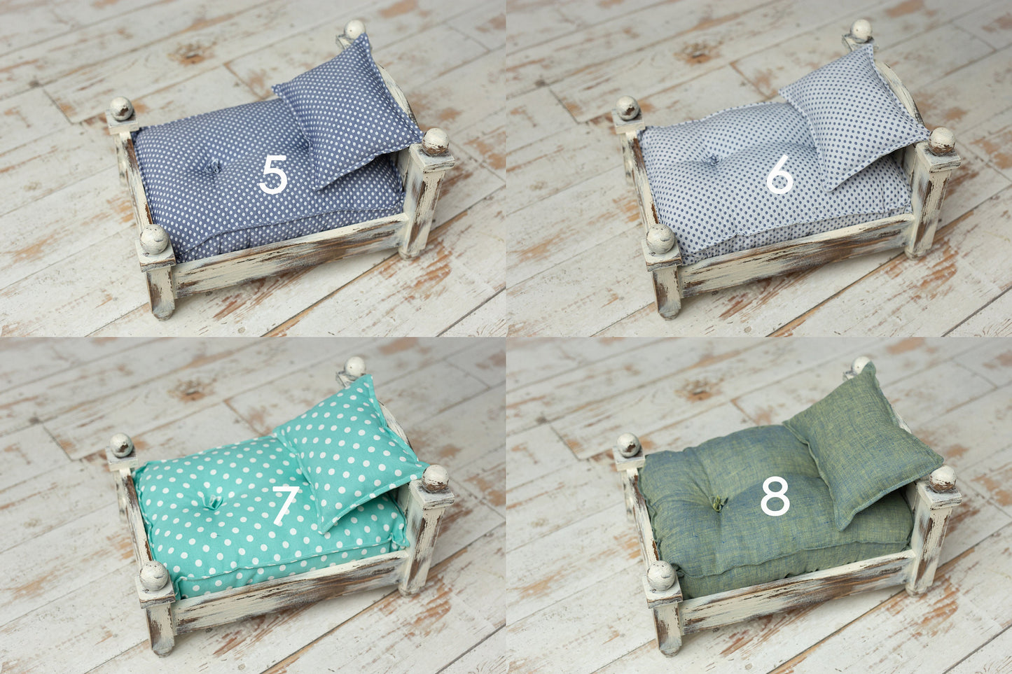 Newborn linen Posing Bed and Pillow, Newborn Floor Poser Pillow, Newborn Bedding Prop, Newborn Photography Props Bed, Newborn Posing Pillow