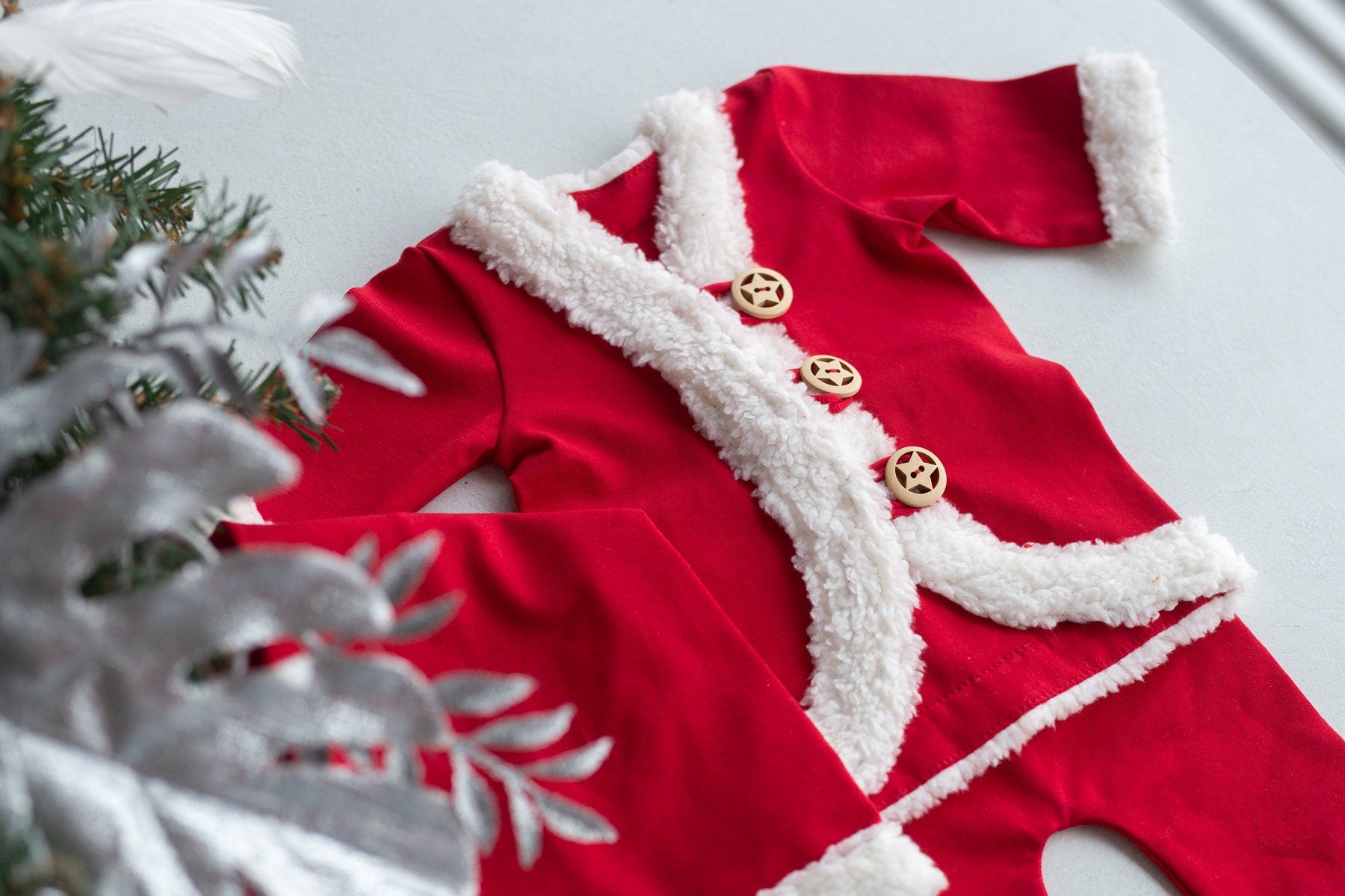 Newborn Santa Outfit,Newborn Christmas Outfit,Newborn Santa Claus,Newborn Outfit,Newborn Props Set,Newborn Photography Props,Ready to ship!