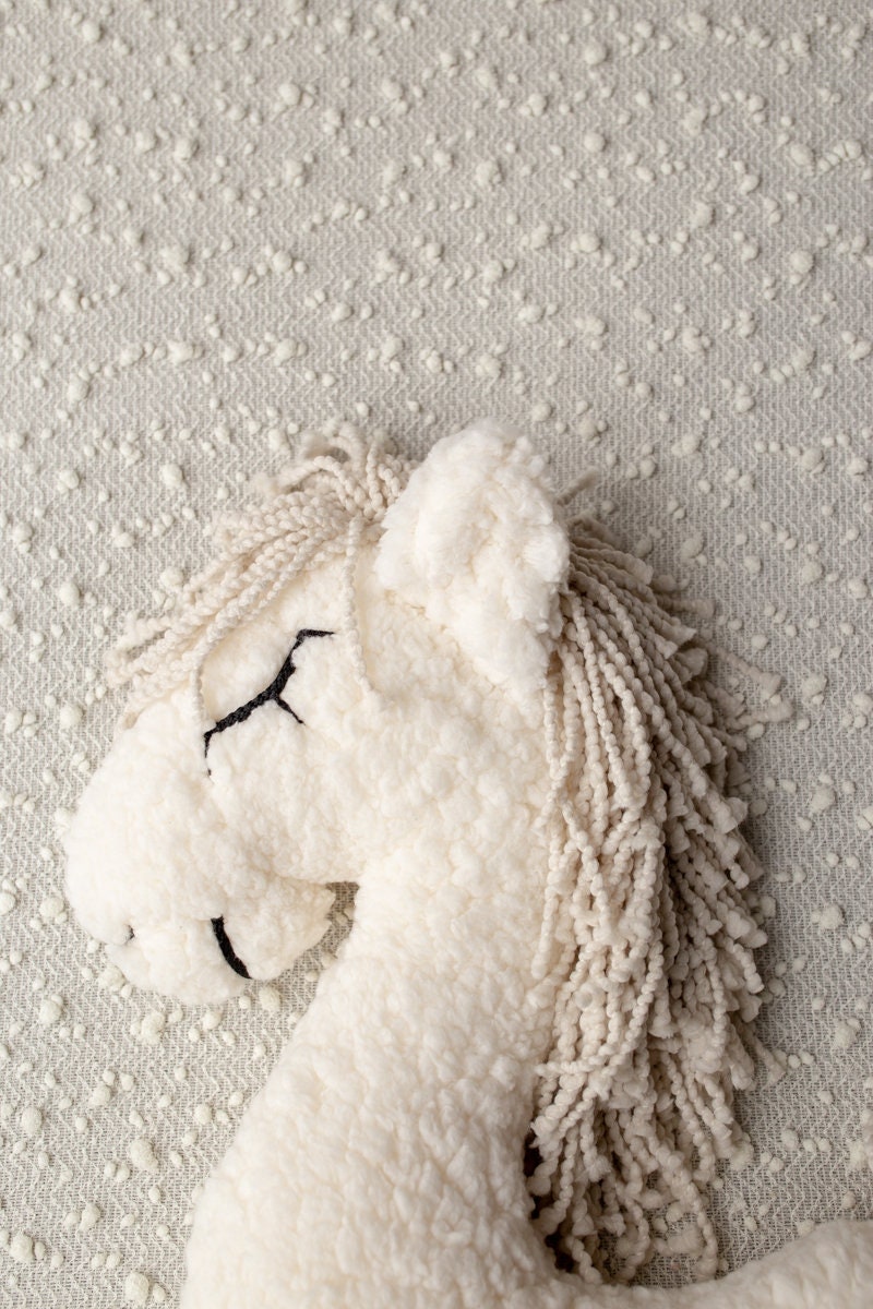 Posing toy for newborn photo shoots. The shade of the mane and tail may vary,Newborn Photography Props,Newborn Photo Props