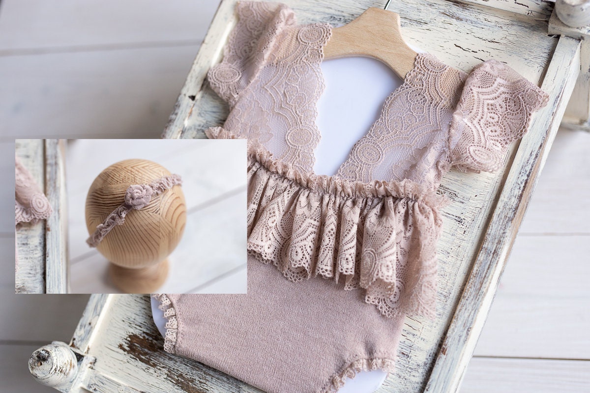Newborn Jersey Romper,Newborn Girl Outfit, Newborn Girl Romper,Newborn Romper, Newborn Outfit, Newborn Photography Props,Newborn Photo Props