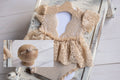 Newborn Jersey Romper,Newborn Girl Photo Outfit, Newborn Girl Romper,Newborn Romper, Newborn Photography Props,Newborn Photo Props