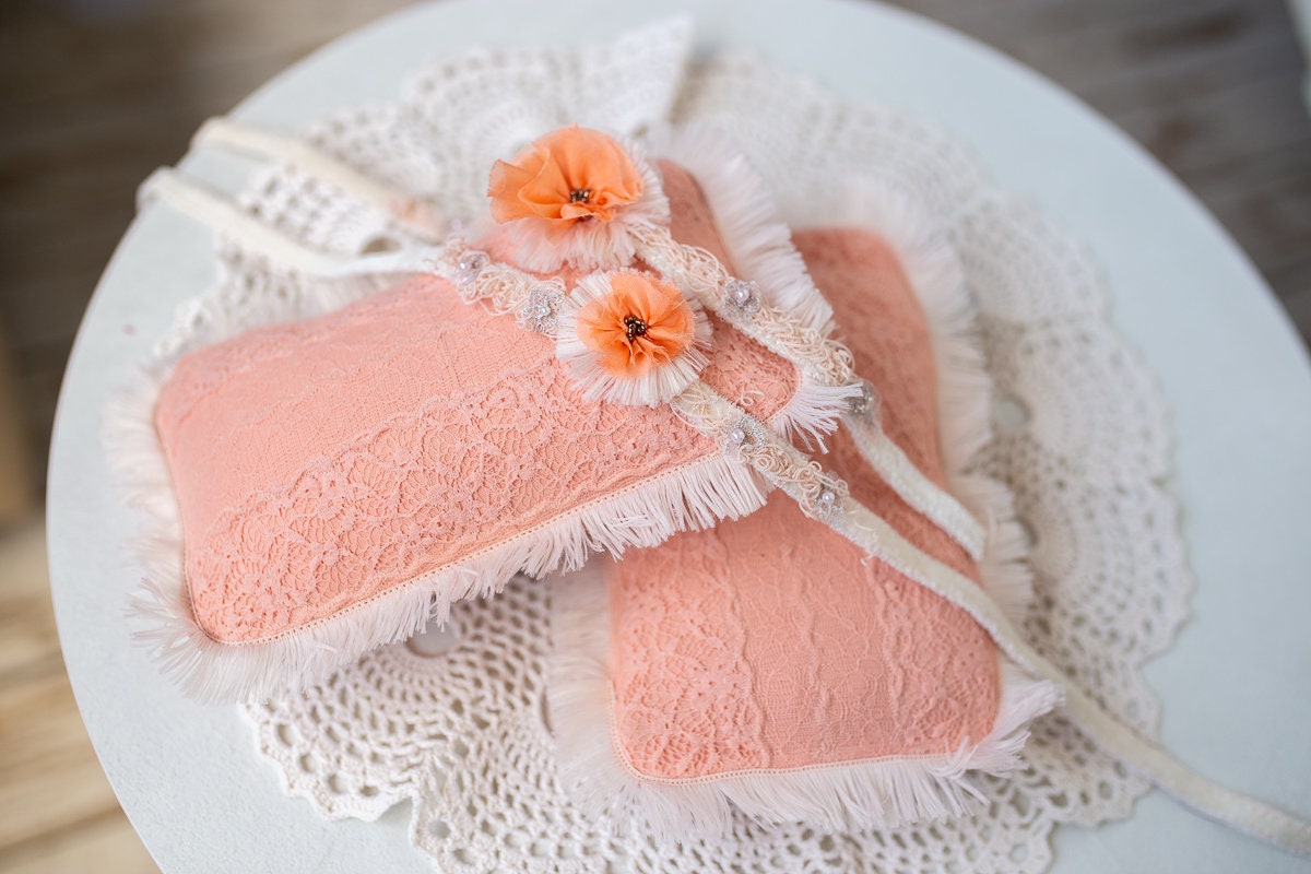Newborn lace Pillow,Newborn Headband Girl,Newborn Photography Props,Newborn props for photography,Newborn posing pillow,Newborn props set