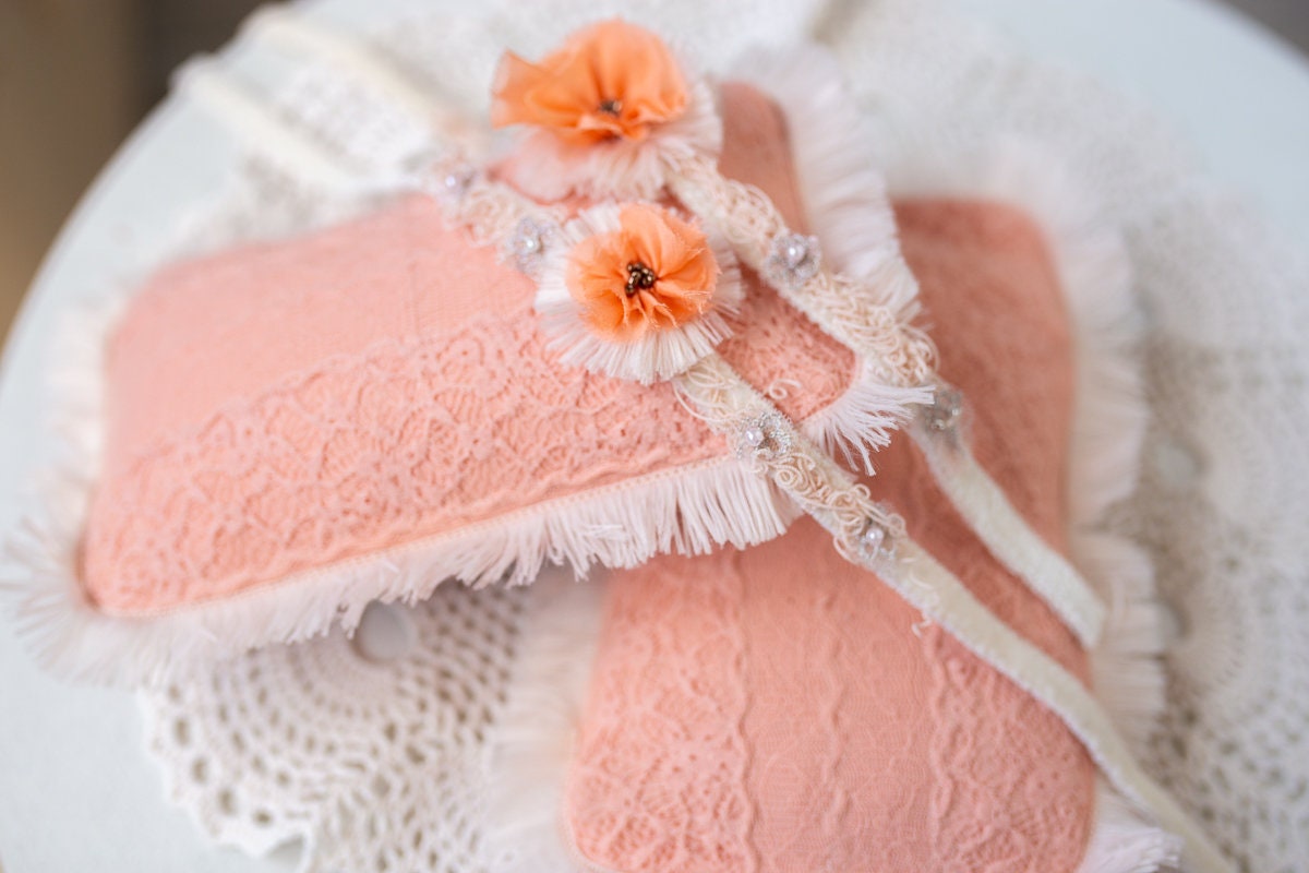 Newborn lace Pillow,Newborn Headband Girl,Newborn Photography Props,Newborn props for photography,Newborn posing pillow,Newborn props set