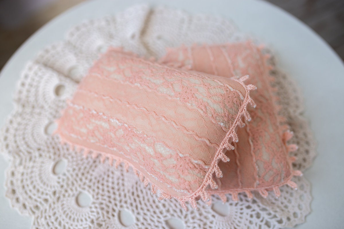 Newborn lace Pillow,Newborn Headband Girl,Newborn Photography Props,Newborn props for photography,Newborn posing pillow,Newborn props set