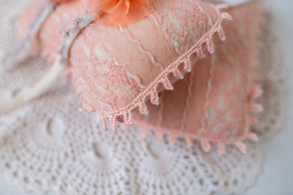Newborn lace Pillow,Newborn Headband Girl,Newborn Photography Props,Newborn props for photography,Newborn posing pillow,Newborn props set