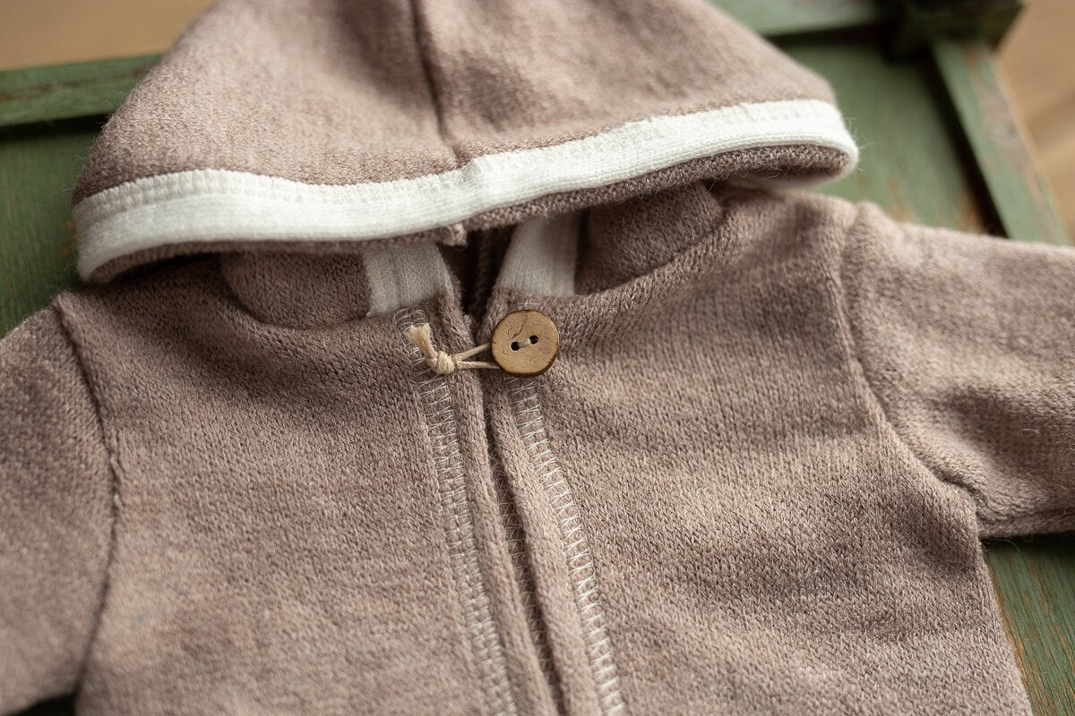 Newborn Outfit Photo Props,Newborn boy photo outfit,Romper with hood,Newborn Photography props,Newborn Photo Props,Newborn Outfit Boy, RTS!