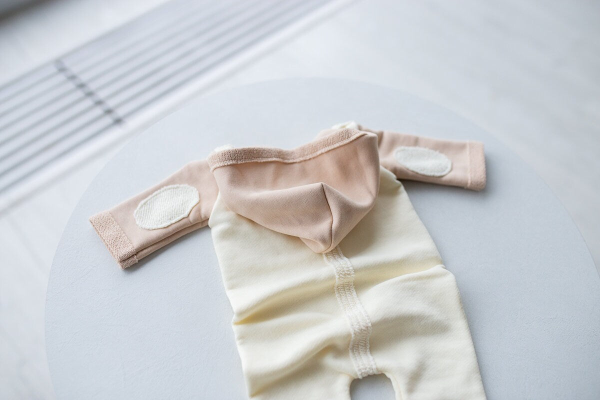 Newborn boy photo outfit,Newborn Outfit Photo Props,Romper with hood,Newborn Photography props,Newborn Photo Props,Newborn Outfit Boy, RTS!